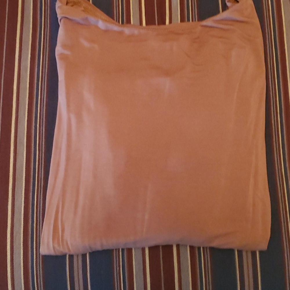 Chocolate brown piko top 4 for $25